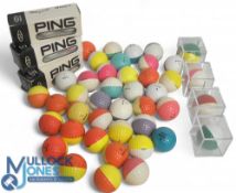 Large Collection of Ping Golf Balls. To include Kersten 2, Zing 3 Red Arrows, Eye together with
