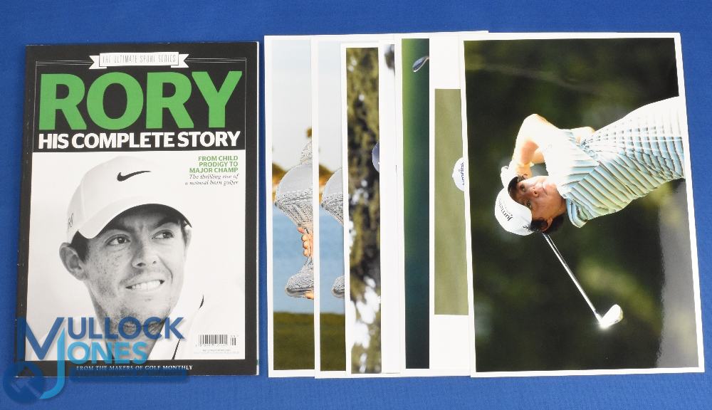 Rory McIlroy collection of 5x various PGA Tour Winning press colour photographs and book (8) to incl - Image 2 of 2