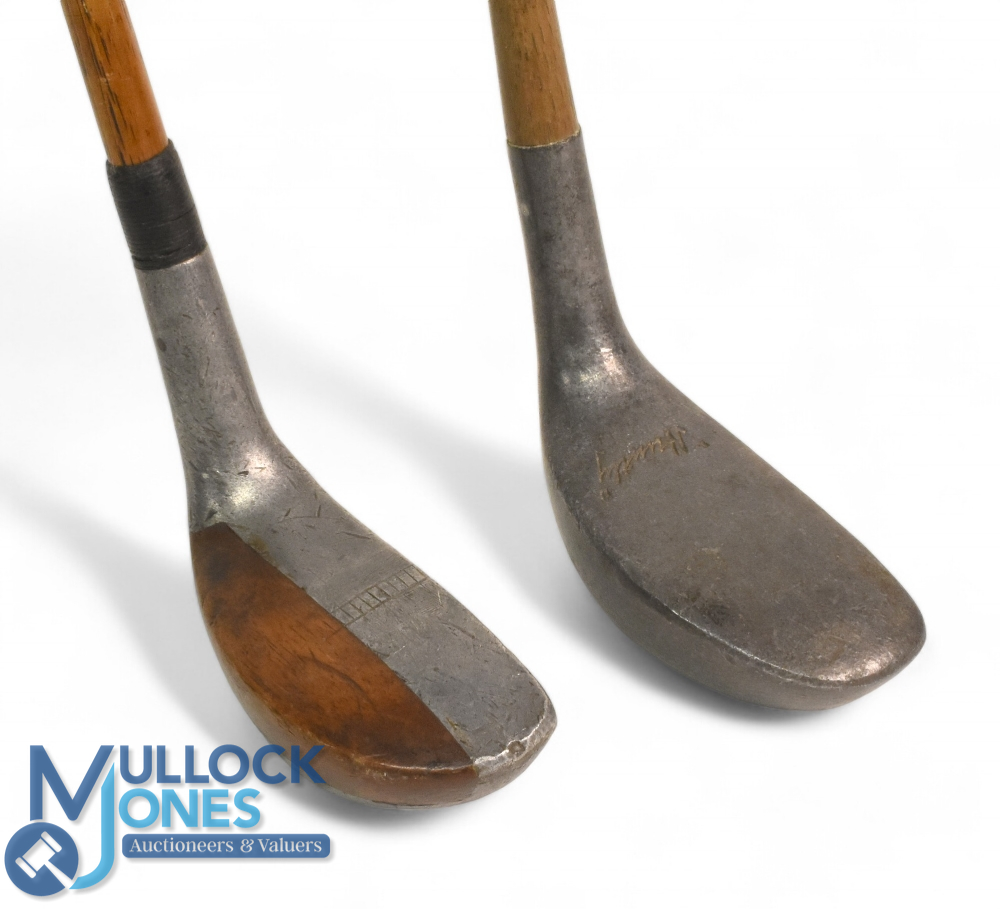 2x Alloy mallet head putters incl The Huntly mallet head with very rounded sole and thumb grooved - Image 2 of 3
