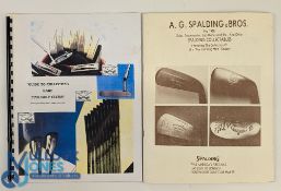 Spalding & Ping Golf Club Collection Reference Guidebooks, A Guide to Collecting Rare Ping Golf