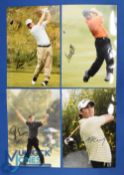 Collection of South African Players PGA Tour and major winners signed coloured press size