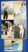 Collection of Overseas PGA Golf Tour Players signed colour press size photographs (5) to incl