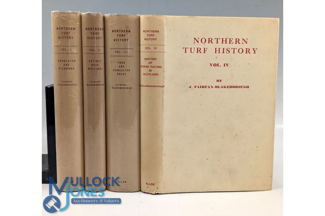 Horse Racing Books Fairfax-Blakeborough Northern Turf History, 1st edition vols - set of 4 with - Image 1 of 2