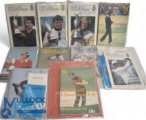 Open Programmes and Associated Tickets 1980-1989: Programmes include 1980 2 Draw sheets, fax score