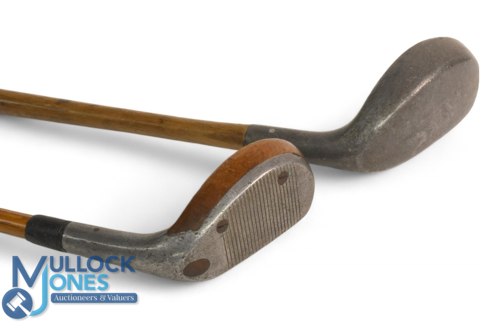 2x Alloy mallet head putters incl The Huntly mallet head with very rounded sole and thumb grooved - Image 3 of 3
