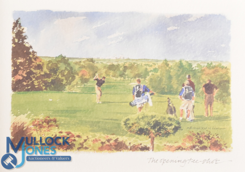 US Open 2001 Southern Hills Artist's Sketchbook Deluxe Limited Edition (86/250) Ken Reed (signed) in - Image 3 of 3