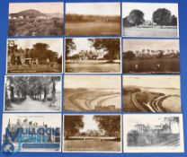 Interesting cross section of early Scottish Golf Links black & white postcards from the 1900s