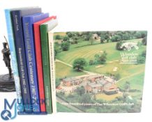 Six Golf History Books - Wilmslow Golf Club 1889-1989 One Hundred Years of Wilmslow Golf Club,