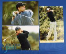 Collection of Australian Players PGA Tour and major winners signed coloured press size