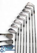 MacGregor V-Foil M675 Golf irons (8) features 2-9, gripped and ready to play, t/w a set of Wilson
