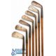 7x Various irons to incl R Forgan St Andrews crown model cleek, Mitre brand Cardinal jigger, Sammy - Image 1 of 2