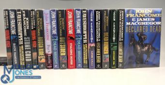 John Francome Horse Racing Novels: a carton to include dead weight x2 (one a signed copy 2001),