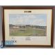 1999 Jaguar World Golf Tournament the Ailsa Course Turnberry 18th Hole, signed print - Nick Faldo - Image 1 of 2