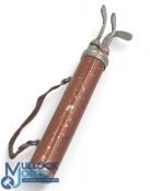 Vintage Golf Bag Score Card Pencils: 3 Pencil with golf club tops housed in a golf bag with strap