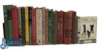 Period Golf Books: a good collection to include An Errant Golfer - E P Leigh Bennett, Golfers