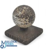 Cast Iron Golf Ball on Tee Desk Weight. 'Eastern Malleable Iron Co Naugatuck' Stamped Known today as