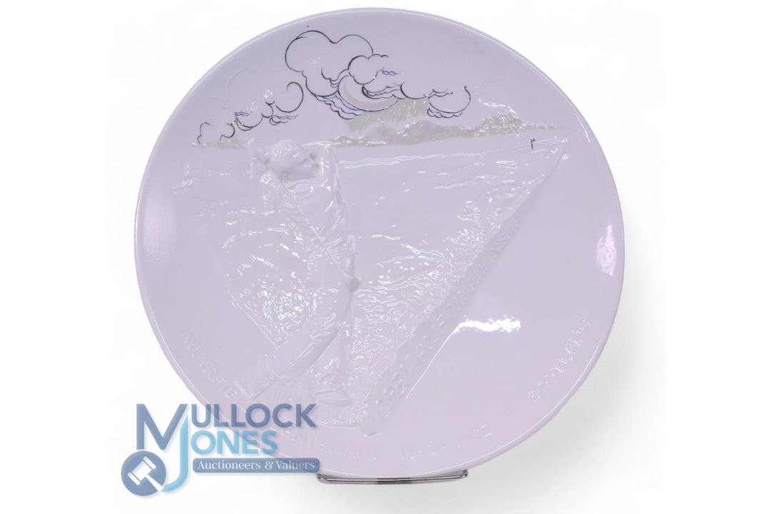 Muirfield centenary plate by S & D Chen 1992 limited edition 32/500, 30cm diameter featuring a - Image 1 of 2