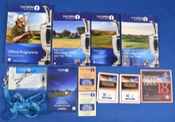 2011 Royal St Georges Open Golf Championship profusely signed programme and other official