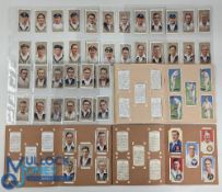 Players Cigarette Cricket Cards, 4 complete sets: Cricketers 1930 set of 50 loose in album,