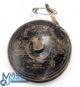 Lawn Tennis /Cricket Tape Measure, with pictorial scene to it, the tape end has damage - still
