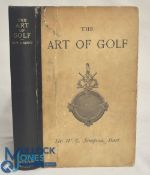 The Art of Golf by Sir W G Simpson, the second Revised Edition. Published by David Douglas, 1892.