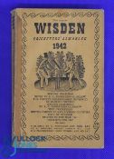 John Wisden's Cricketers Almanack 1942 - Softback in good condition with a tape repair to spine,