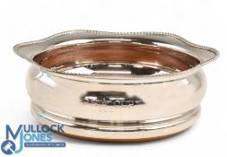 2007 PGA Cup 23rd USA v GB&I Presentation silver plated wine coaster - played at Reynolds Plantation