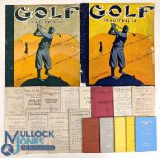 1932 Golf in Australia Magazines, 2 illustrated magazines - one missing its rear cover, plus a