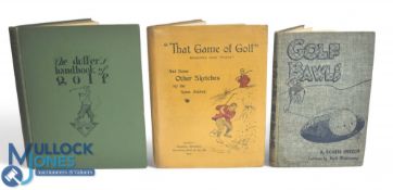 Golf Books: The Duffer's Handbook of Golf by Grantland Rice and Clare Briggs, That Game of Golf