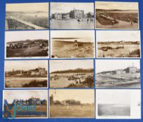 Good selection of views of St Andrews and the golf links b&w postcards from the early 1900s