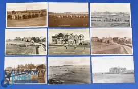 Interesting collection of various championship golf match and general play St Andrews Old Course