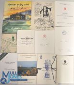 Selection of Golf Related Dinner Menus: To include WHCC 1957, Rye GC 1994, Oxford & Cambridge