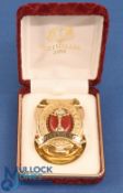 2012 Ryder Cup Medinah Presentation Gilt and Heavily Embossed Money Clip given only to players and