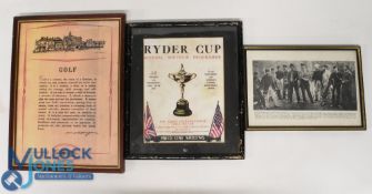 Collection of Golf Themed Prints Photograph, Pictures - modern prints of Scottish golf players