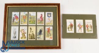 Collection of various original Golfing Cigarette Cards (13) to incl J.A Pattreiqouex, W D & HO