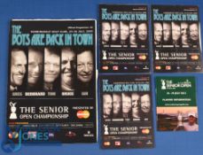 2009 Sunningdale Seniors Open Golf Championship signed programme signed by 17x Major and PGA Tour