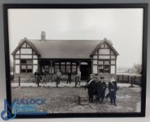 Cleveland Golf Club House, enlarged b&w photographs, frames under glass - size #43cm x 53cm