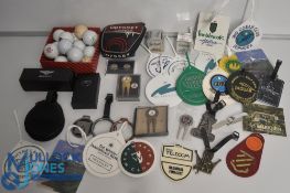 Collection of Golfing Memorabilia. To include Bentley Golf Classic Golf Balls, Divot tool, Bag tag