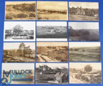 Collection of early Ashdown Forest and Royal Ashdown Golf Links b&w postcards (12) to include a good