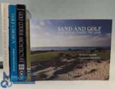 4 Golf Architecture Books & Golf instruction Book, to include 2013, Golf Course Design - Tom Fazio &