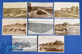 Collection of various St Andrews Old Golf Course Real Photograph postcards (7) to include 6x various
