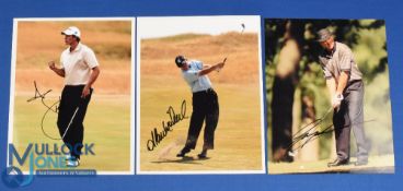 Collection of Australian Players PGA Tour and major winners signed coloured press size