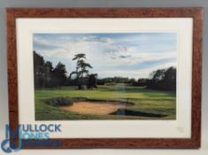 2003 Mike Spring 13th Hole Photograph, signed by the artist - unknown course