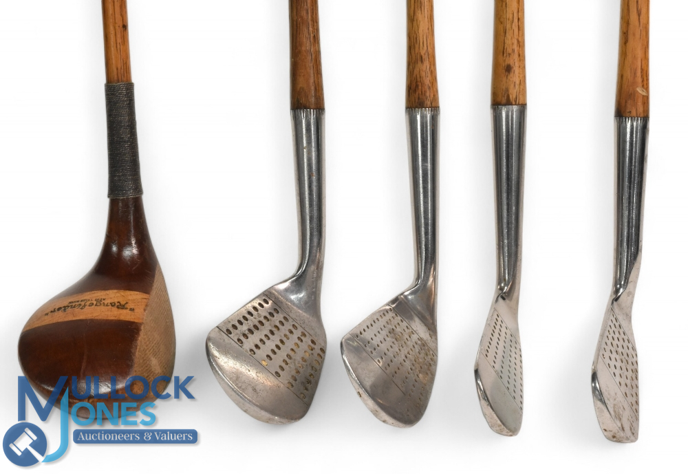 5x Rangefinder golf clubs features 4x Rangefinder irons in bright metal which include 2x mid irons - Image 2 of 2
