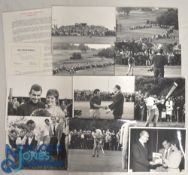 Tony Jacklin Press Photographs: 9 black & white 10 x 8in photos 1967, together with a signed card