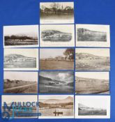 Interesting collection of early Scottish Golf Links b&w postcards (12) to incl 6x Burntisland with