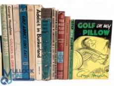 George Hughton Golf Addict Books, a collection to include Portrait of A Golf Addict 1960,
