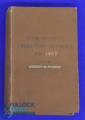 Rebound John Wisden's Cricketers Almanack 1907 - Hardback in good condition with a small worn spine