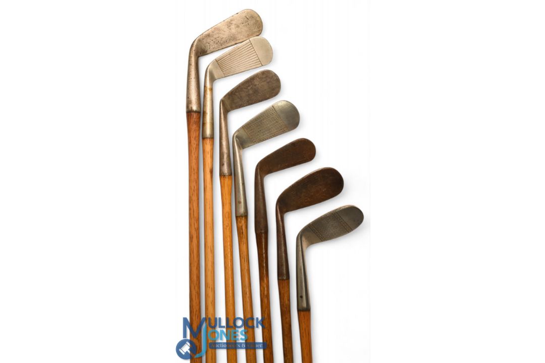 7x Assorted irons to incl The Master deep oval head 3 iron showing the Mitre brand, Charles Gadd ' - Image 2 of 2