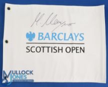 2009 Barclays Scottish Open Golf Championship signed pin flag signed by the winner Martin Kaymer -